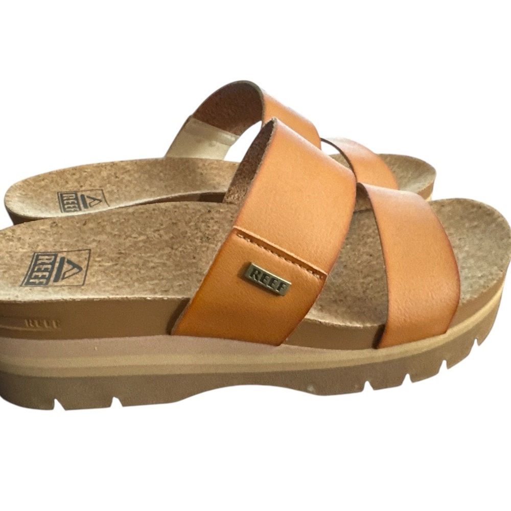 Reef Women's Orange Slide Sandals